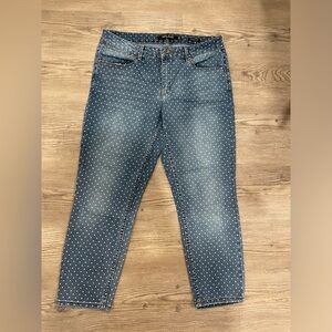 Blue Polka Dot Jeans